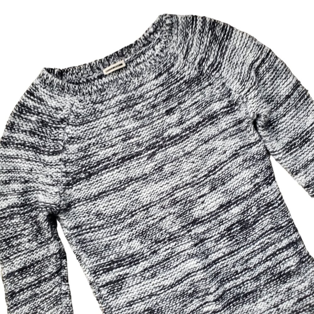 Summer Sweater Long Length Women's Small Black White